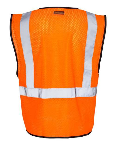 Kishigo Zippered Mesh Economy Class 2 Vest Kishigo