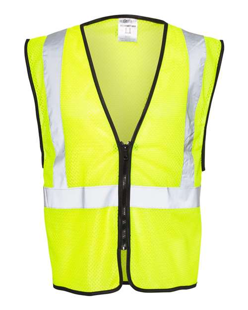 Kishigo Zippered Mesh Economy Class 2 Vest Kishigo