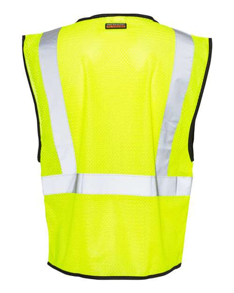 Kishigo Zippered Mesh Economy Class 2 Vest Kishigo