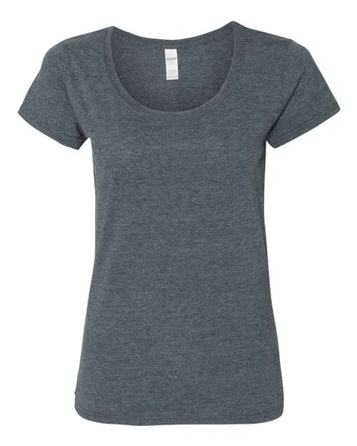 Gildan Women's Softstyle Deep Scoop Neck T-Shirt Gildan