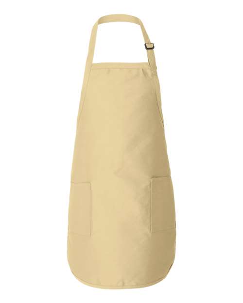 Q-Tees Full-Length Apron with Pockets