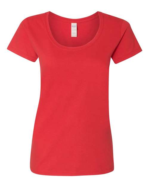 Gildan Women's Softstyle Deep Scoop Neck T-Shirt Gildan