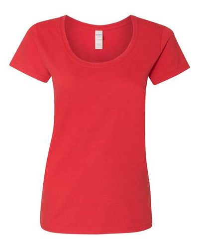 Gildan Women's Softstyle Deep Scoop Neck T-Shirt