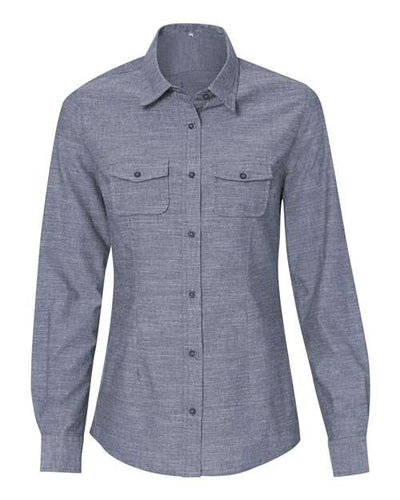 Burnside Women's Long Sleeve Chambray