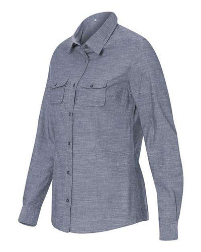 Burnside Women's Long Sleeve Chambray