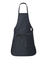 Q-Tees Full-Length Apron with Pouch Pocket Unisex Accessories Aprons