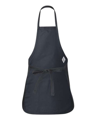 Q-Tees Full-Length Apron with Pouch Pocket