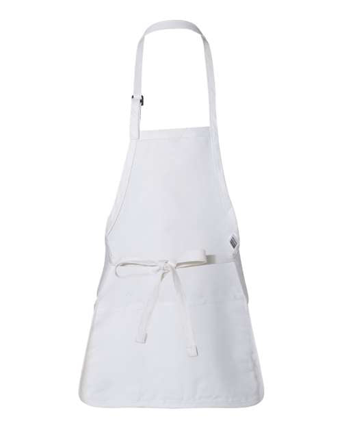 Q-Tees Full-Length Apron with Pouch Pocket
