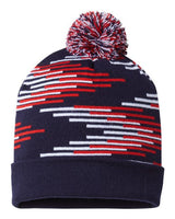 CAP AMERICA USA-Made Bar Beanie CAP AMERICA