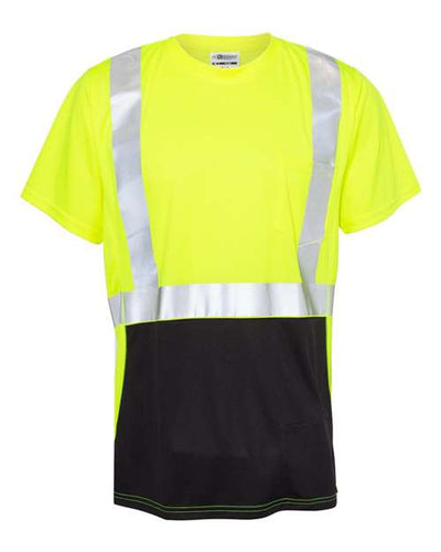 Kishigo Men's Black Bottom Class 2 T-Shirt
