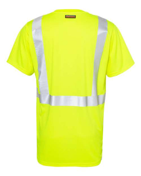 Kishigo Men's Black Bottom Class 2 T-Shirt Kishigo