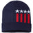 CAP AMERICA USA-Made Patriotic Cuffed Beanie CAP AMERICA