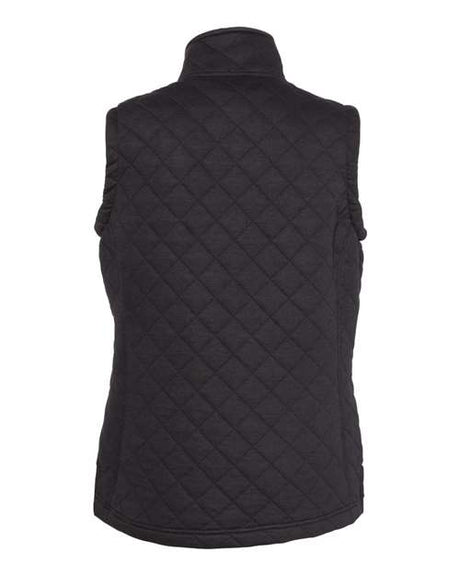 J. America Women's Quilted Full-Zip Vest J. America