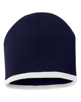 Sportsman 8" Bottom-Striped Knit Beanie Sportsman