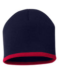 Sportsman 8" Bottom-Striped Knit Beanie Sportsman