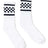 SOCCO USA-Made Checkered Crew Socks SOCCO