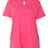 LAT Curvy Collection Women's Scoop Neck Premium Jersey Tee LAT