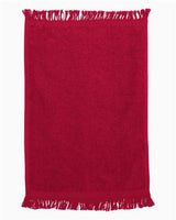 Q-Tees Fringed Fingertip Towel Q-Tees