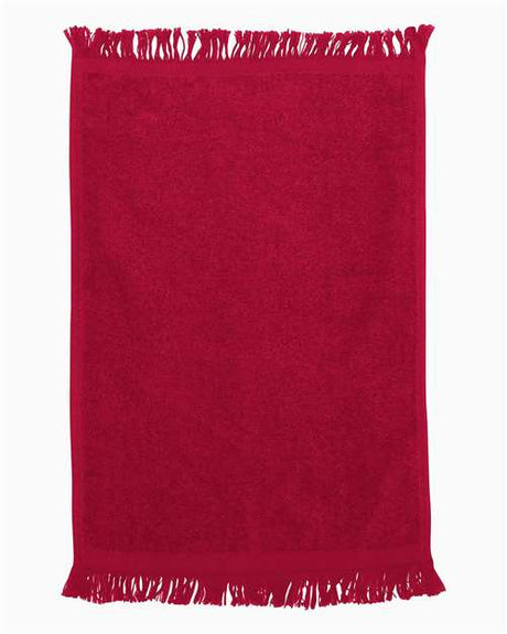 Q-Tees Fringed Fingertip Towel Q-Tees