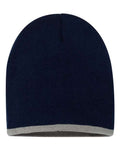 Sportsman 8" Bottom-Striped Knit Beanie Sportsman