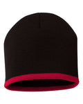 Sportsman 8" Bottom-Striped Knit Beanie Sportsman