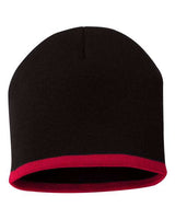 Sportsman 8" Bottom-Striped Knit Beanie Sportsman