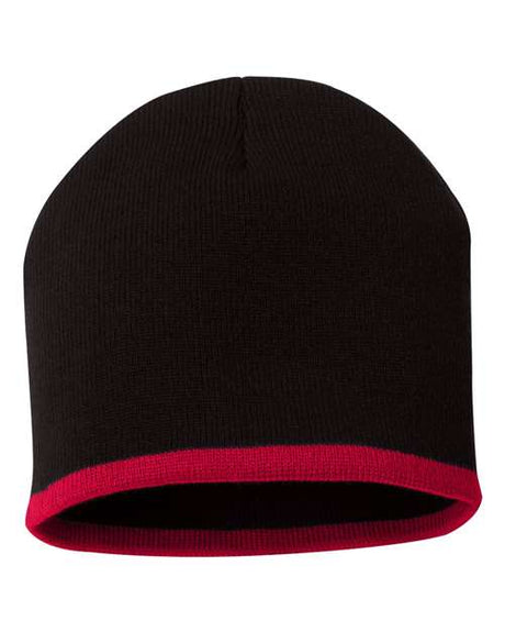 Sportsman 8" Bottom-Striped Knit Beanie Sportsman