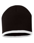 Sportsman 8" Bottom-Striped Knit Beanie Sportsman