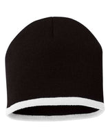 Sportsman 8" Bottom-Striped Knit Beanie Sportsman
