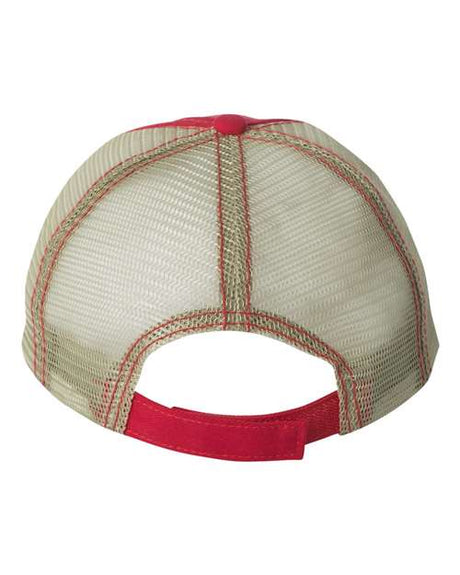 Mega Cap Washed Twill Trucker Cap Mega Cap