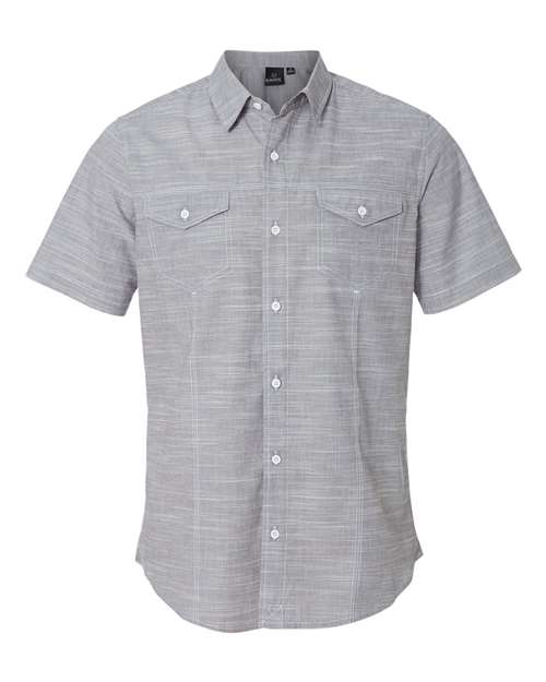Burnside Textured Solid Short Sleeve Shirt Burnside
