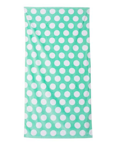 Carmel Towel Company Polka Dot Velour Beach Towel