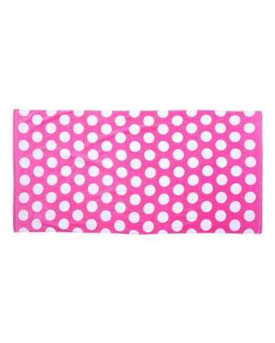 Carmel Towel Company Polka Dot Velour Beach Towel