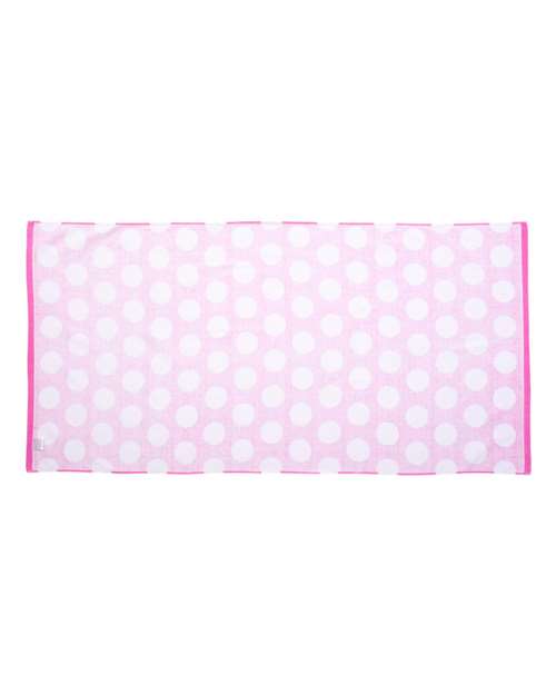 Carmel Towel Company Polka Dot Velour Beach Towel
