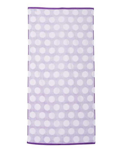 Carmel Towel Company Polka Dot Velour Beach Towel
