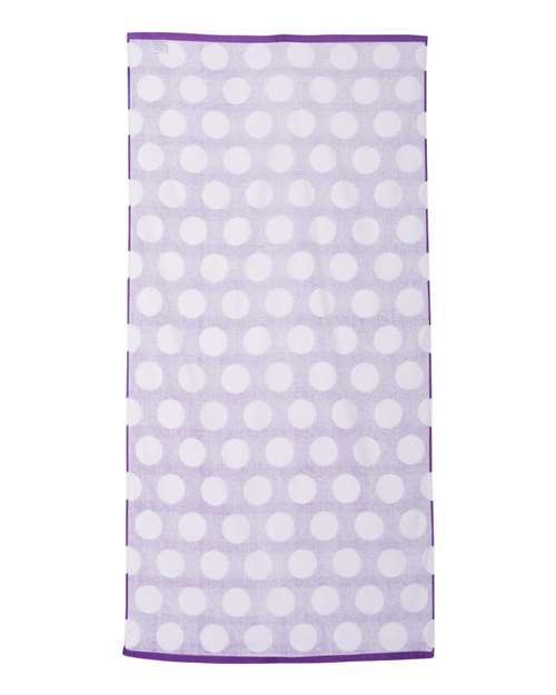 Carmel Towel Company Polka Dot Velour Beach Towel