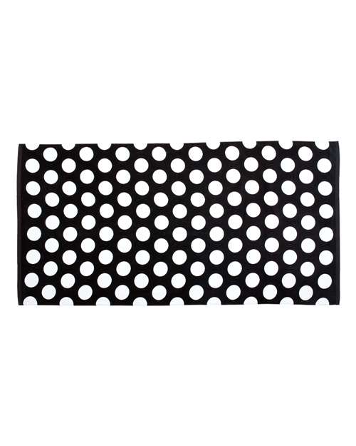 Carmel Towel Company Polka Dot Velour Beach Towel