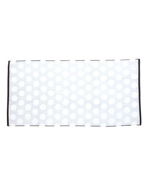 Carmel Towel Company Polka Dot Velour Beach Towel