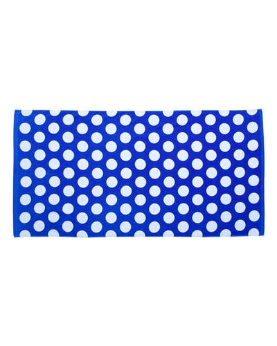 Carmel Towel Company Polka Dot Velour Beach Towel