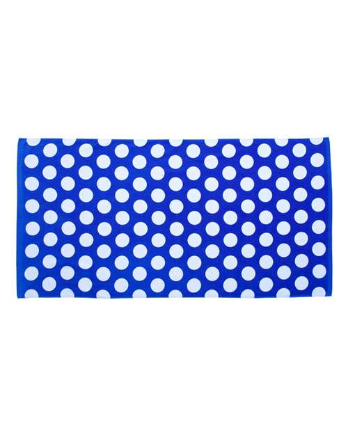 Carmel Towel Company Polka Dot Velour Beach Towel