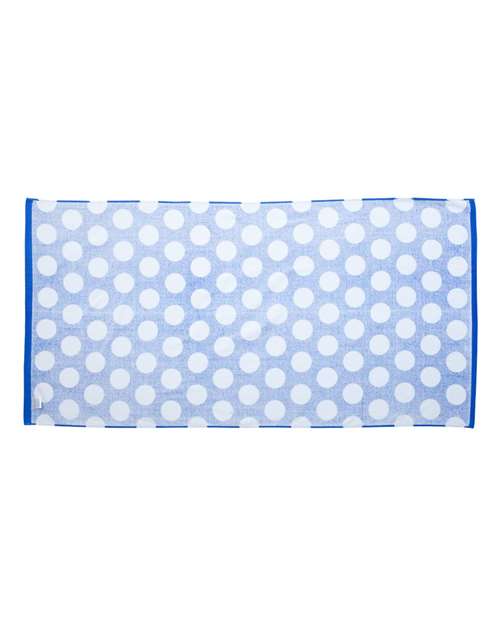 Carmel Towel Company Polka Dot Velour Beach Towel