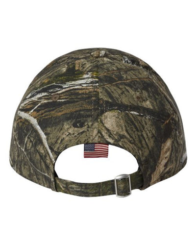 Outdoor Cap Camo with Flag Visor Cap