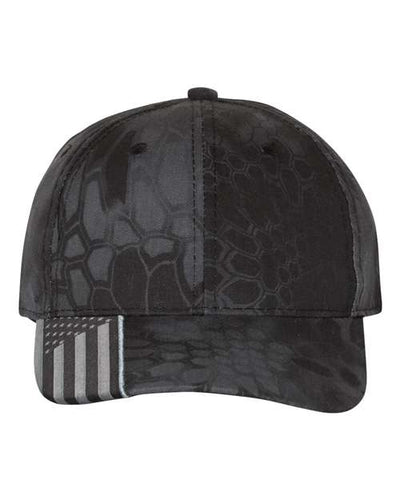 Outdoor Cap Camo with Flag Visor Cap