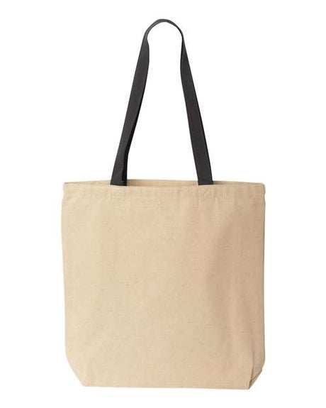 Liberty Bags Natural Tote with Contrast-Color Handles Liberty Bags