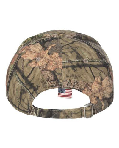 Outdoor Cap Camo with Flag Visor Cap