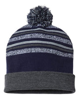 CAP AMERICA USA-Made Striped Beanie CAP AMERICA