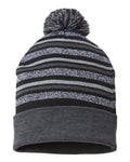 CAP AMERICA USA-Made Striped Beanie CAP AMERICA