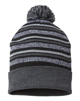 CAP AMERICA USA-Made Striped Beanie CAP AMERICA