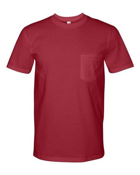 Anvil Men's Midweight Pocket T-Shirt Anvil