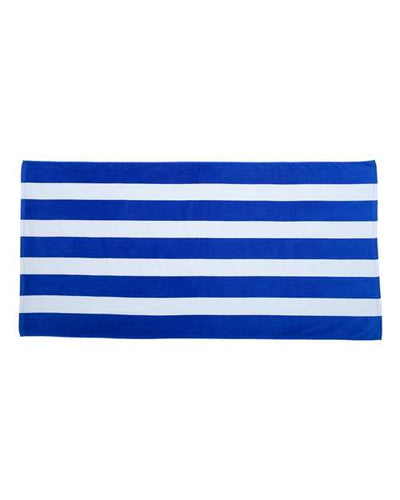 Carmel Towel Company Cabana Stripe Velour Beach Towel